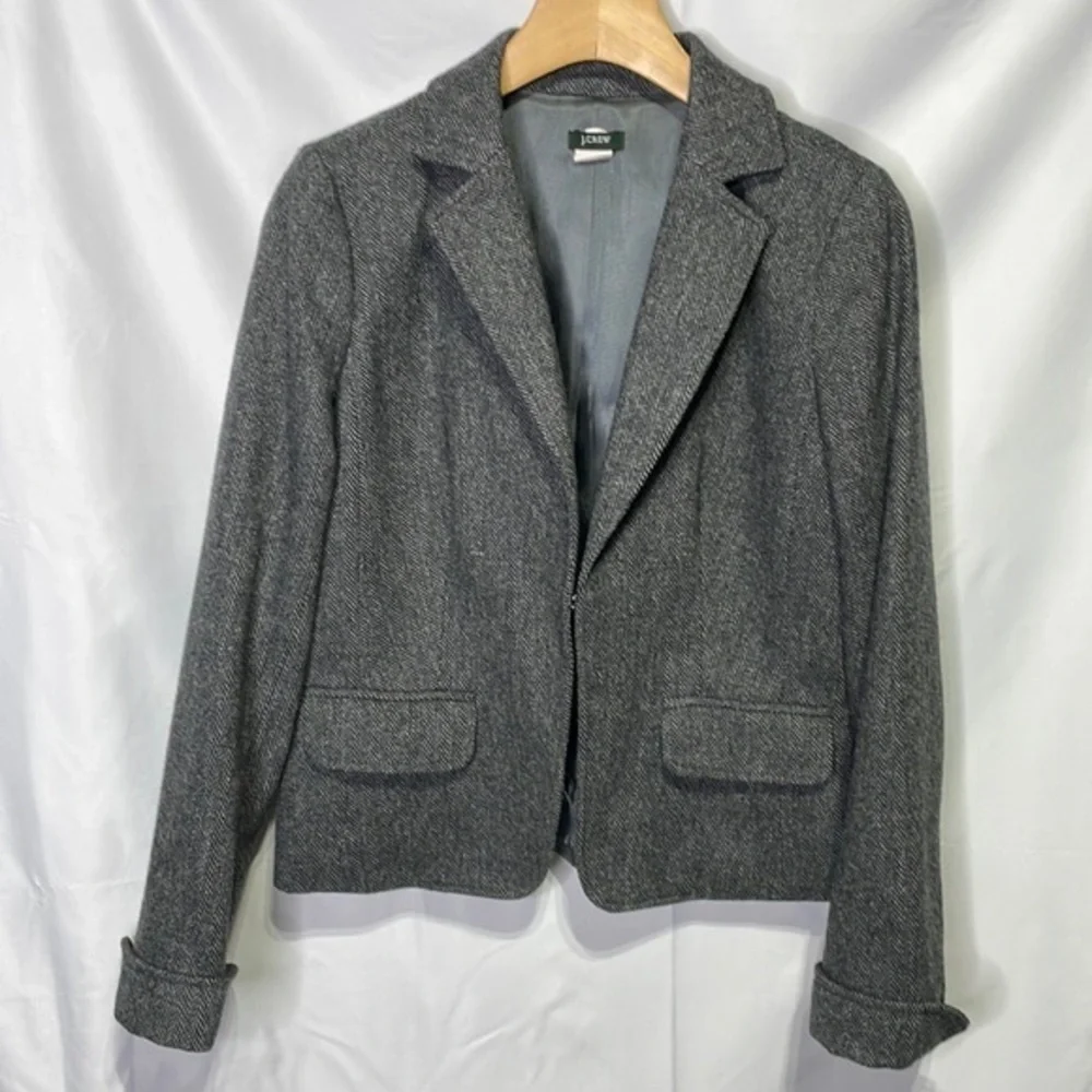 J.Crew 100% wool tweed jacket
